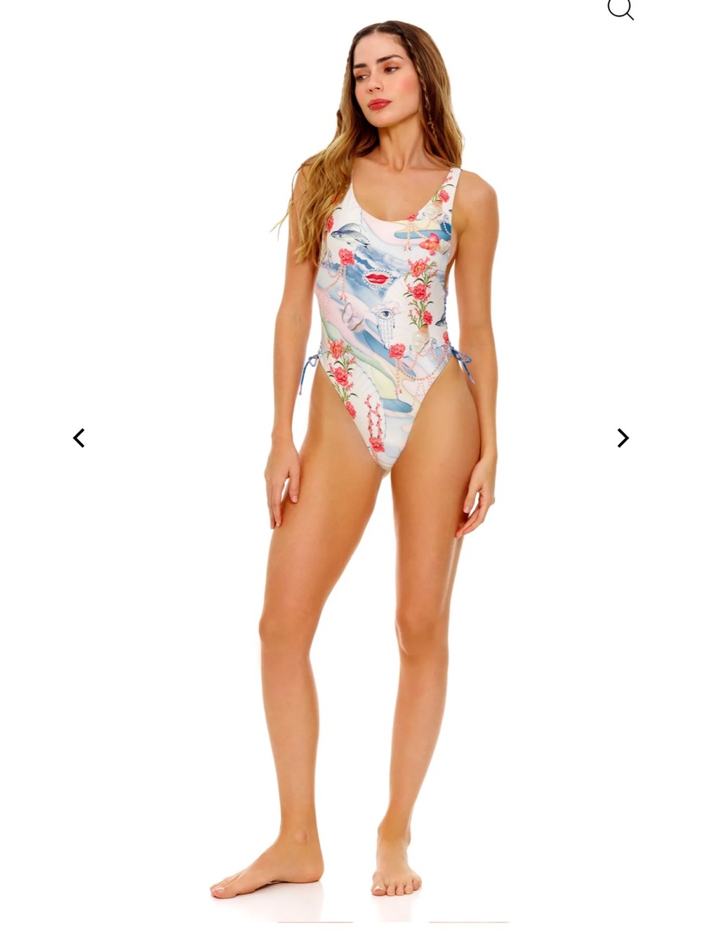 NWT AGUA BENDITA Nácar Tribeca One Piece Swimsuit - Picture 3 of 12